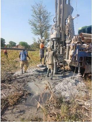 Drilling borehole